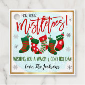 Étiquette cadeau de Noël (Devant)