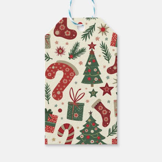 étiquette cadeau de noël (Devant)