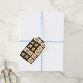 Étiquette cadeau de Noël avec fleurs (With Twine)