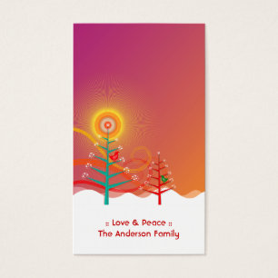 Étiquette cadeau de Noël do-it-yourself poules
