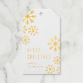Étiquette cadeau de Noël et de vacances (Recto)