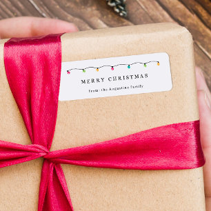 Étiquette Cadeau de Noël, Favoriser à partir de l'