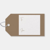 Étiquette cadeau de Noël Ours polaire et Sleigh (Dos (Horizontal))