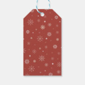 Étiquette cadeau de Noël Père Noël Gnome Joyeux No (Dos)