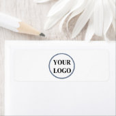 Étiquette Cadeau de Noël personnalisé Idée Customisée LOGO (En situation)