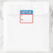 Étiquette cadeau de Noël pour enfants Whimsical (Sac)