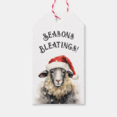 Étiquette cadeau de Noël pour les moutons (Devant)