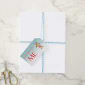 Étiquette cadeau de Noël Rudolf Unwrap Me (Avec de laficelle)