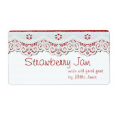 étiquette cadeau de nourriture customisé pour jarr (Devant)