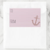 Étiquette cadeau de Parties scintillant Pink Strip (Sac)