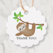 Étiquette cadeau de préférence pour le Baby shower (Devant)