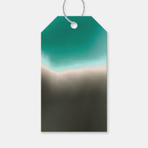 Étiquette cadeau de rivage
