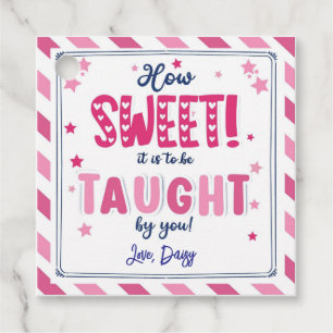 Étiquette cadeau de Saint-Valentin