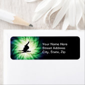 Étiquette Cadeau de ski de neige (En situation)