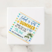 Étiquette cadeau de sortie de l'école (En situation)