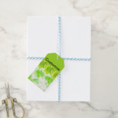 Étiquette Cadeau de Succulente Vert Citron (Avec de laficelle)