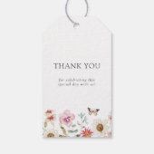 Étiquette cadeau de thé de mariage (Dos)