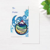 Étiquette cadeau de vacances (Bureau)