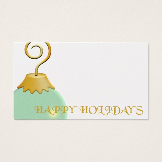 Étiquette cadeau de vacances (Devant)