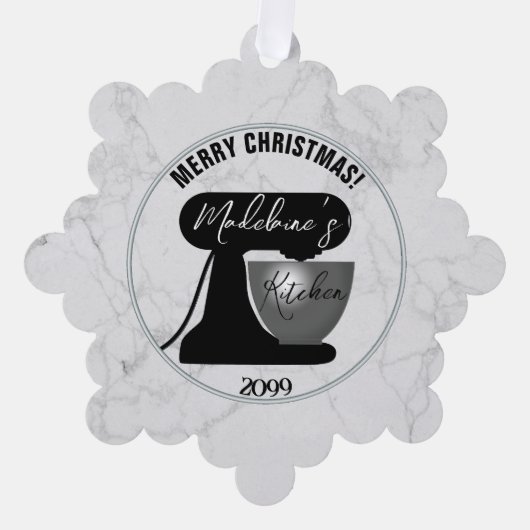 Étiquette cadeau de votre carte d'ornement en papi (Recto)