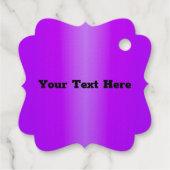 Étiquette-cadeau Dessin d'or de Dainty Joli papillon Monarque (Dos)