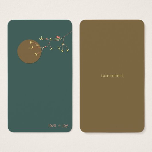 Étiquette cadeau do-it-yourself Favoriser le Baby  (Devant & derrière)