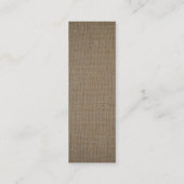 Étiquette Cadeau Dollar de Sable & Burlap (Dos)