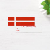 Étiquette cadeau drapeau danois (Bureau)