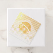 Étiquette-cadeau Drapeau Du Brésil Avec Effet Halftone (Avec boite)
