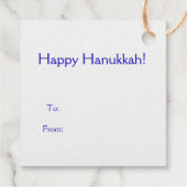 Étiquette-cadeau Dreidel, Dreidel, Dreidel (Dos)