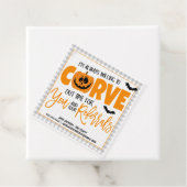 Étiquette cadeau du réalisateur Halloween (En situation)