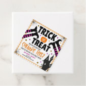 Étiquette cadeau du réalisateur Halloween (En situation)