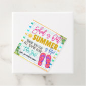 Étiquette cadeau Écoles (En situation)