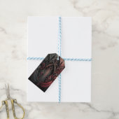 Étiquette Cadeau Élégance Gothique (Avec de laficelle)