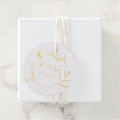 Étiquette-cadeau Élégant Mariage de script Merci (Avec boite)