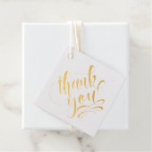 Étiquette-cadeau Élégant Merci de Mariage de script (Avec boite)