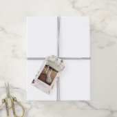 Étiquette Cadeau Élégante Rustique Bohème Pampas (Avec de la ficelle)