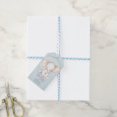 Étiquette cadeau éléphant (Avec de laficelle)