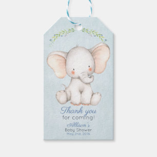 Étiquette cadeau éléphant