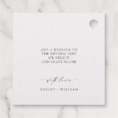 Étiquette-cadeau Ellesmere Son Favori (Dos)