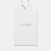 Étiquette cadeau Ember Papier 2x3.5 Téléchargez vo (Dos)