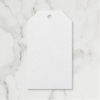 Étiquette cadeau en feuille