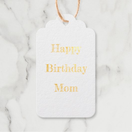 Étiquette cadeau en papier kraft tournesols (Recto)