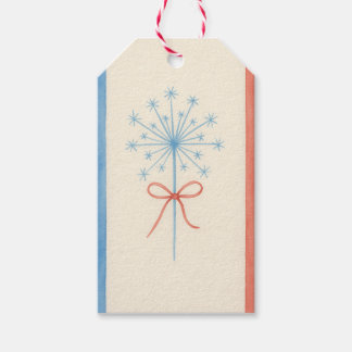 Étiquette cadeau étincelle