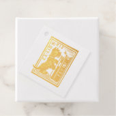 Étiquette-cadeau Ex Libris Dog Library Book C ; lub Friendship (Avec boite)