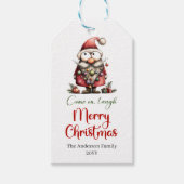 Étiquette cadeau festive dessinée à la main de Pèr (Devant)