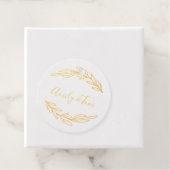 Étiquette-cadeau Fil Foil Foil Fa (Avec boite)