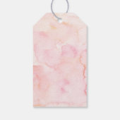 Étiquette cadeau Fille Fleur de ferme Favoriser (Dos)