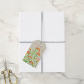 Étiquette cadeau Fleur (Avec de la ficelle)