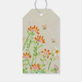 Étiquette cadeau Fleur (Dos)